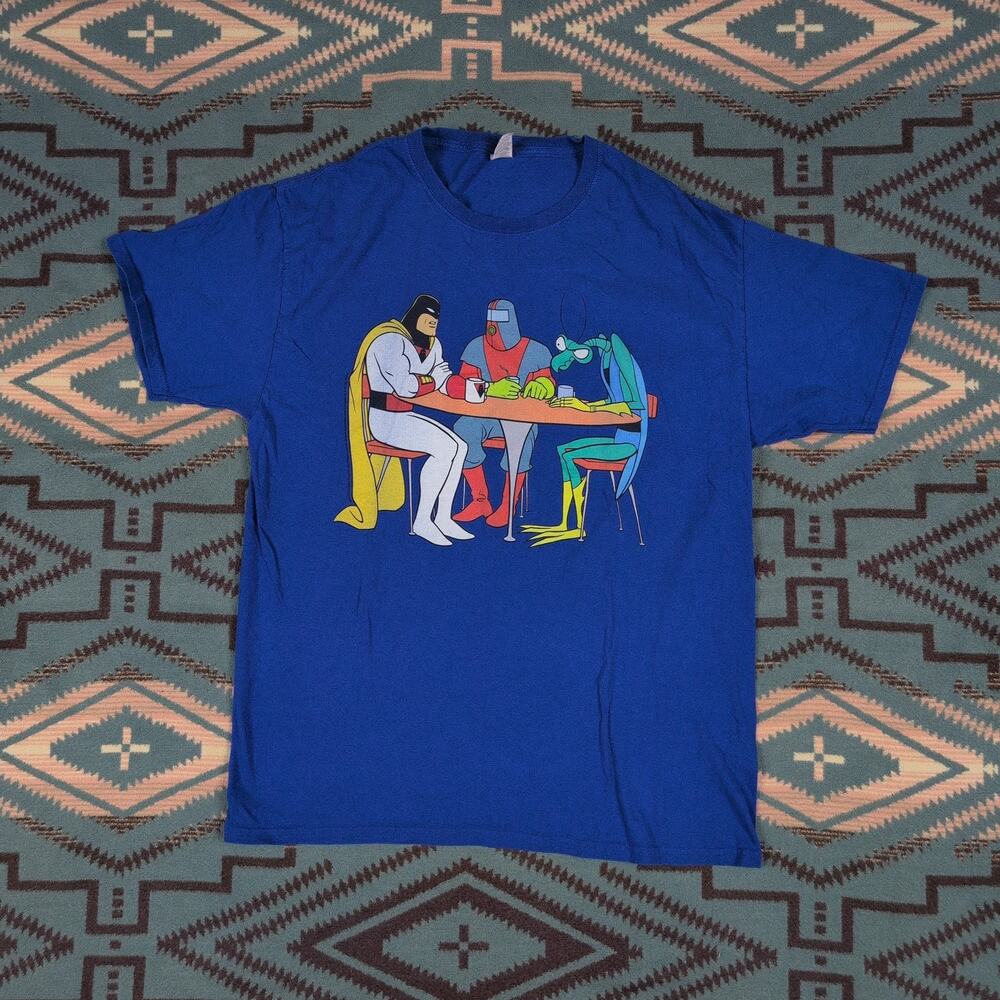 Space Ghost Coast to Coast Brak & Zorak Men’s T-Shirt Medium Adult Swim
